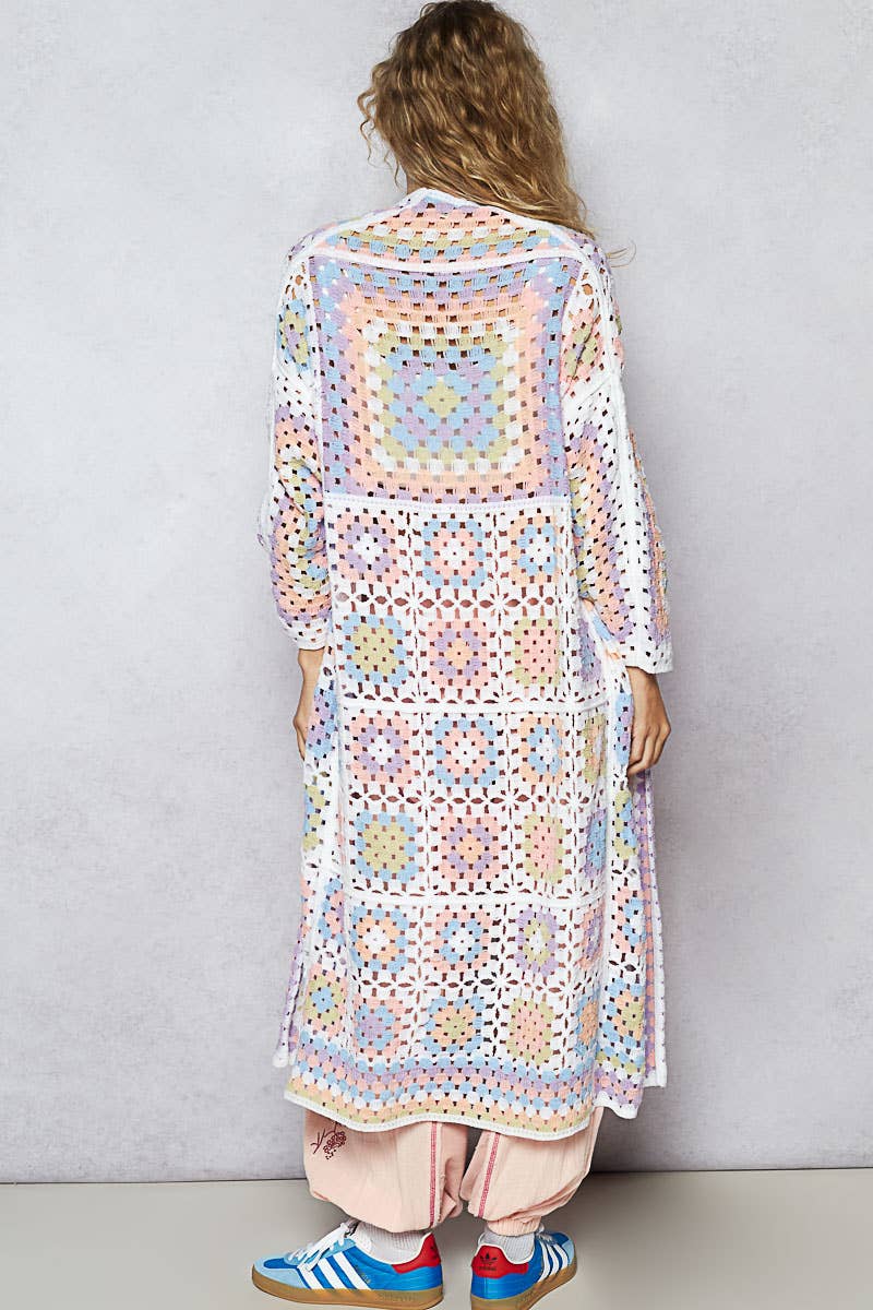 Pastel Patchwork Cardigan