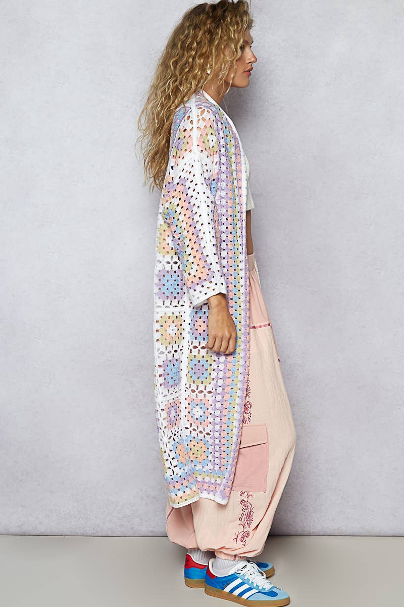 Pastel Patchwork Cardigan
