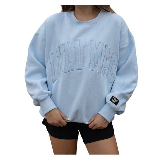 Lulu Mac Sweatshirt-Light Blue