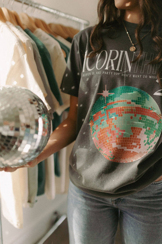 Heaven Is The Party You Don't Want To Miss/Disco Graphic Tee