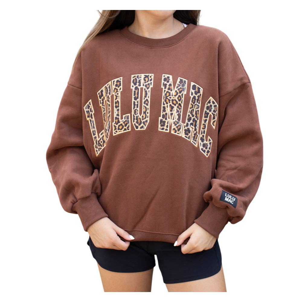 Lulu Mac Leopard Brown Sweatshirt
