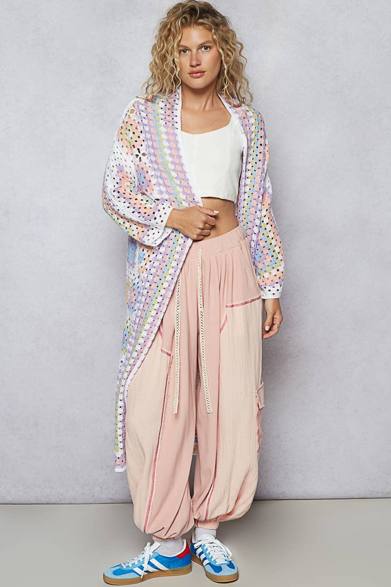 Pastel Patchwork Cardigan