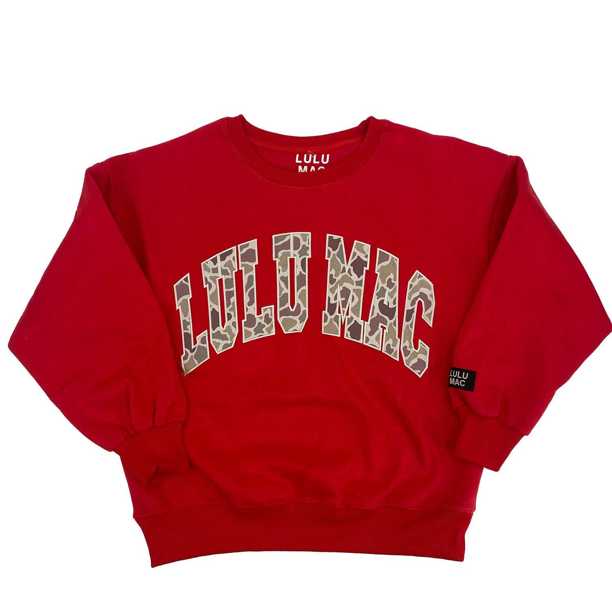 Camo/Red Lulu Mac Sweatshirt