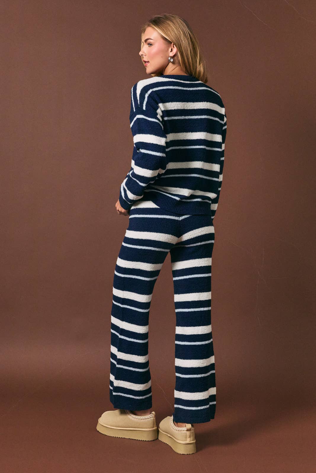 Butter Soft Striped Sweater Set 💙🤍